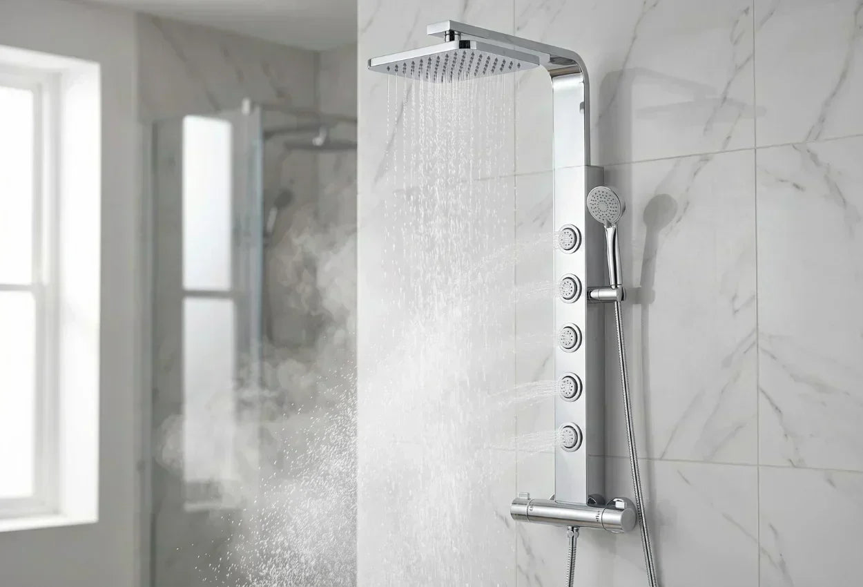 Comment démonter une colonne de douche ?