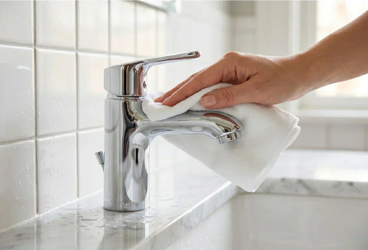 Comment éliminer le calcaire de votre salle de bain ?