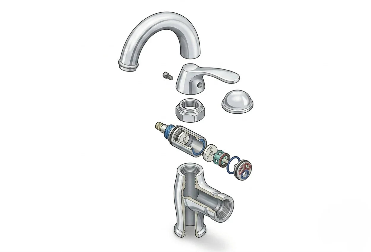 Comment changer la cartouche d'un robinet mitigeur : guide complet