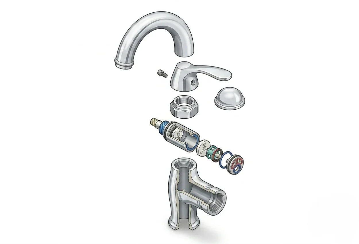 Comment changer la cartouche d'un robinet mitigeur : guide complet