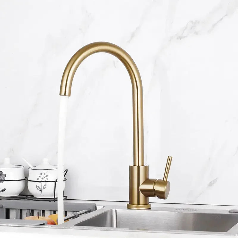 Robinet Cuisine Laiton Vieilli | Mosa