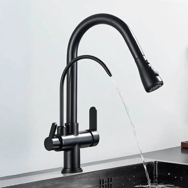 Robinet-Cuisine-Mitigeur-Avec-Douchette