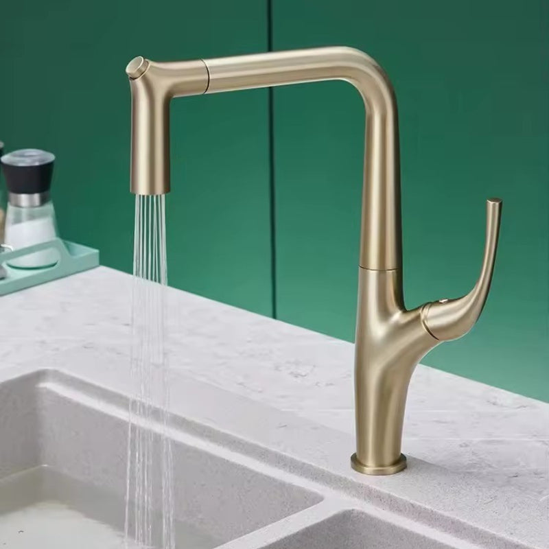 robinet-cuisine-laiton-brosse-chrome