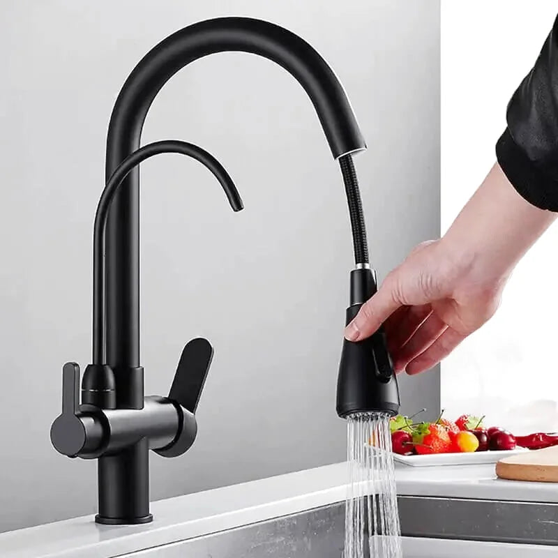 Robinet Cuisine Mitigeur Avec Douchette | Giro