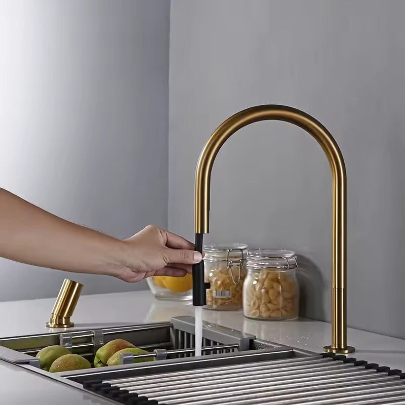 robinet-cuisine-rabattable-noir