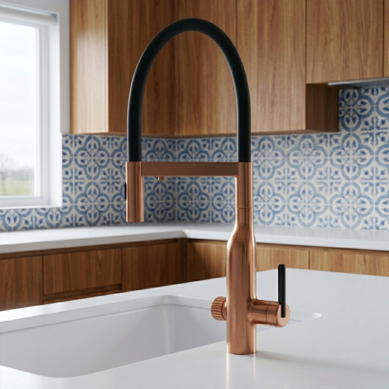 robinet-de-cuisine-cuivre-cuivre