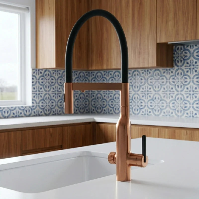 robinet-de-cuisine-cuivre-cuivre