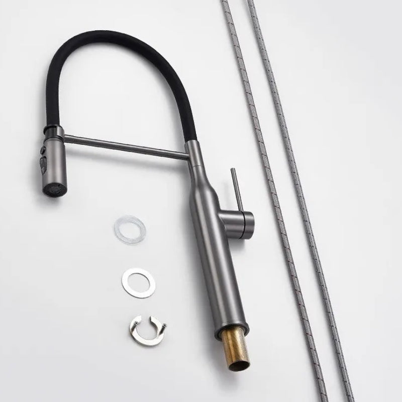 robinet-cuisine-flexible-noir