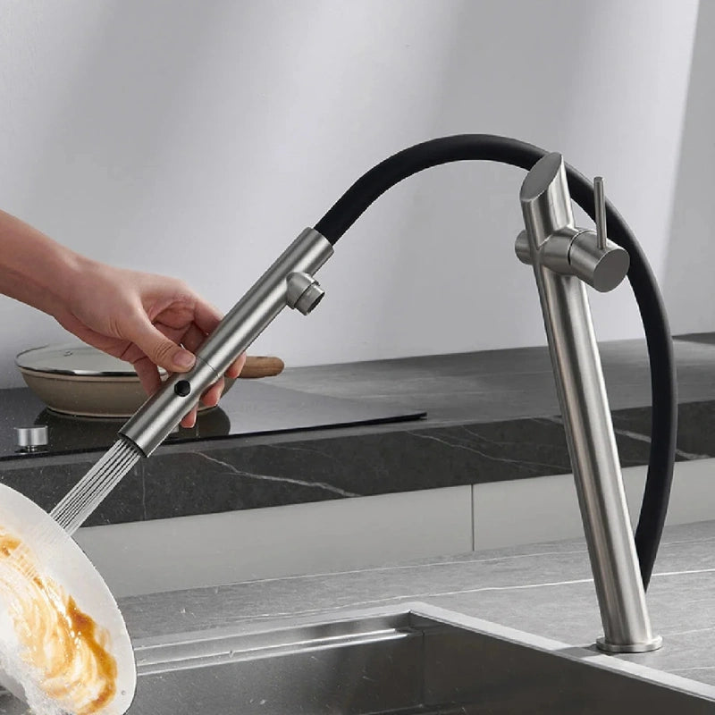 robinet-cuisine-or-nickel-brosse-blanc