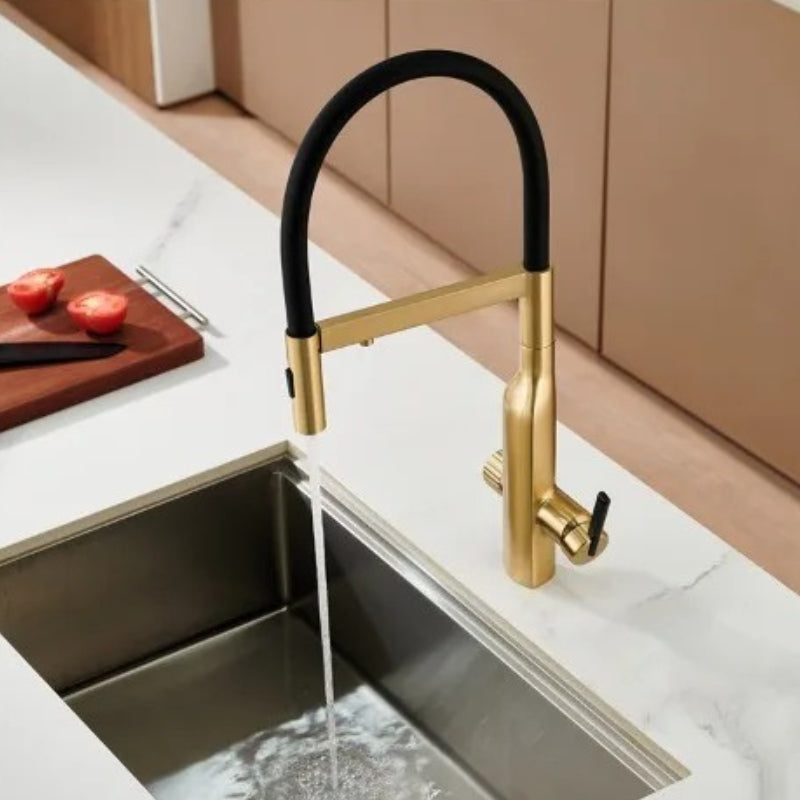 robinet-de-cuisine-cuivre-chrome