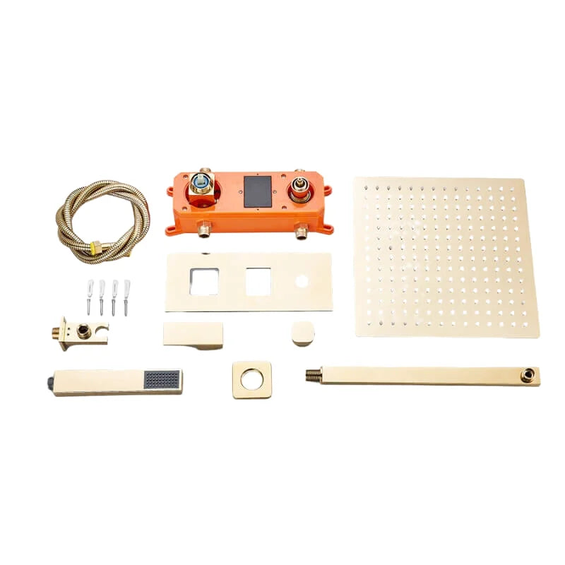 robinet-thermostatique-douche-sortie-haute-doré